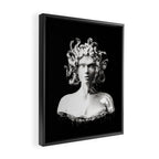 Silver Medusa Framed Canvas Print Gallery Image 2