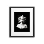 Silver Medusa Framed Art Print Gallery Image 5