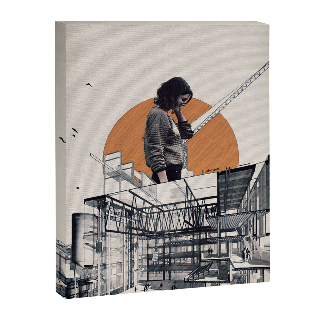 Under construction ... Canvas Print Gallery Image 6