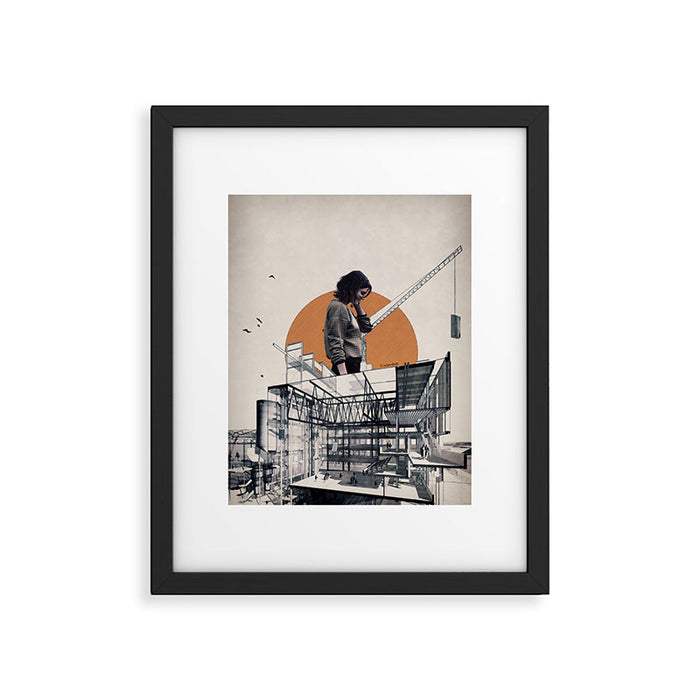 Under construction ... Framed Art Print Gallery Image 1