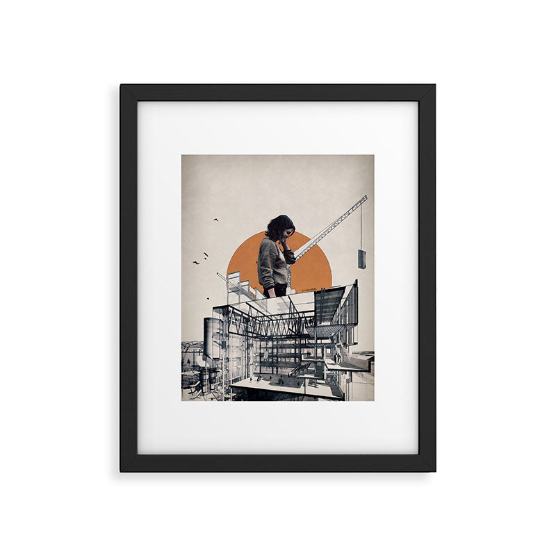 Under construction ... Framed Art Print Gallery Image 5
