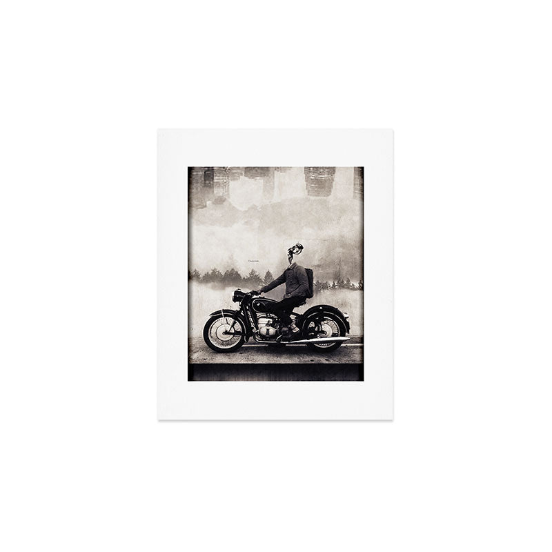 Vintage cafe racer Art Print Gallery Image 1