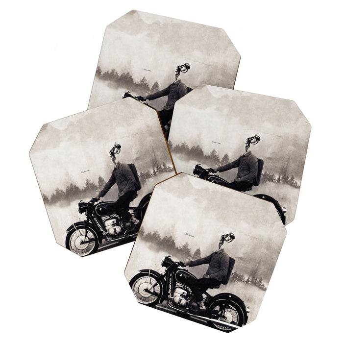 Vintage cafe racer Coaster Gallery Image 1