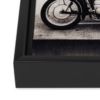 Vintage cafe racer Framed Canvas Print Gallery Image 3