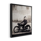 Vintage cafe racer Framed Canvas Print Gallery Image 2