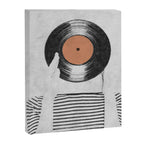 Vinyl record head ... Canvas Print Gallery Image 6