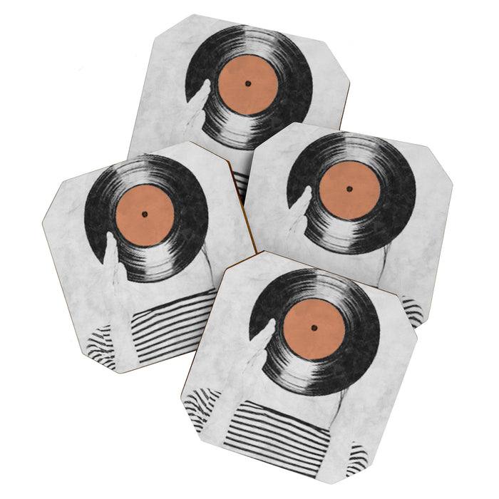 Vinyl record head ... Coaster Gallery Image 1