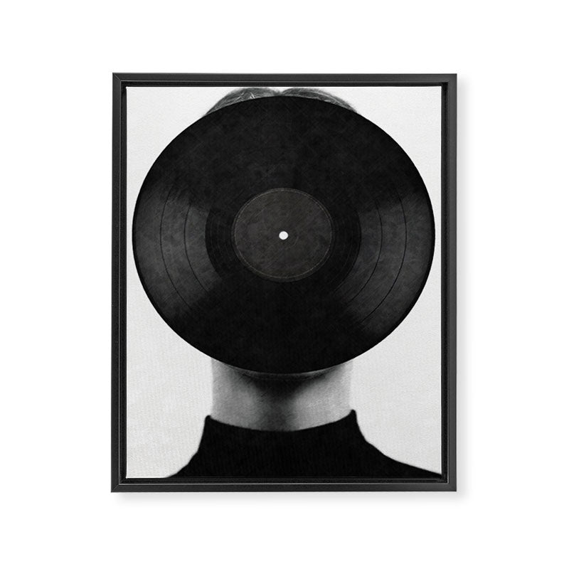 Vinyl record Framed Canvas Print Gallery Image 6