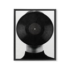 Vinyl record Framed Canvas Print Gallery Image 6