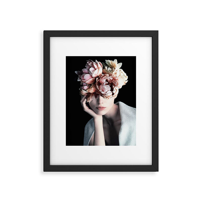 Wearing flowers Framed Art Print Gallery Image 5