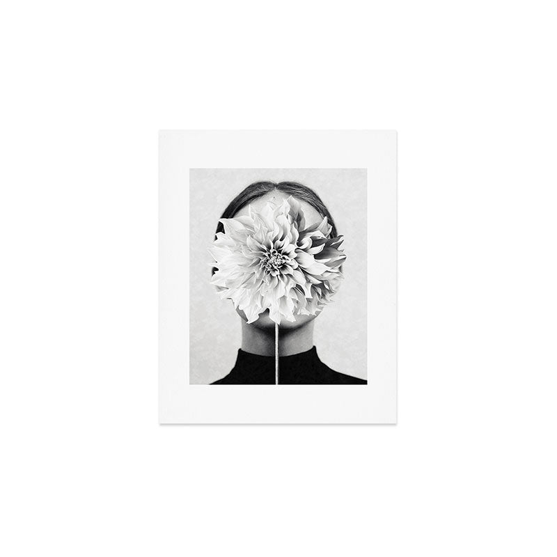 White flower ... Art Print Gallery Image 1