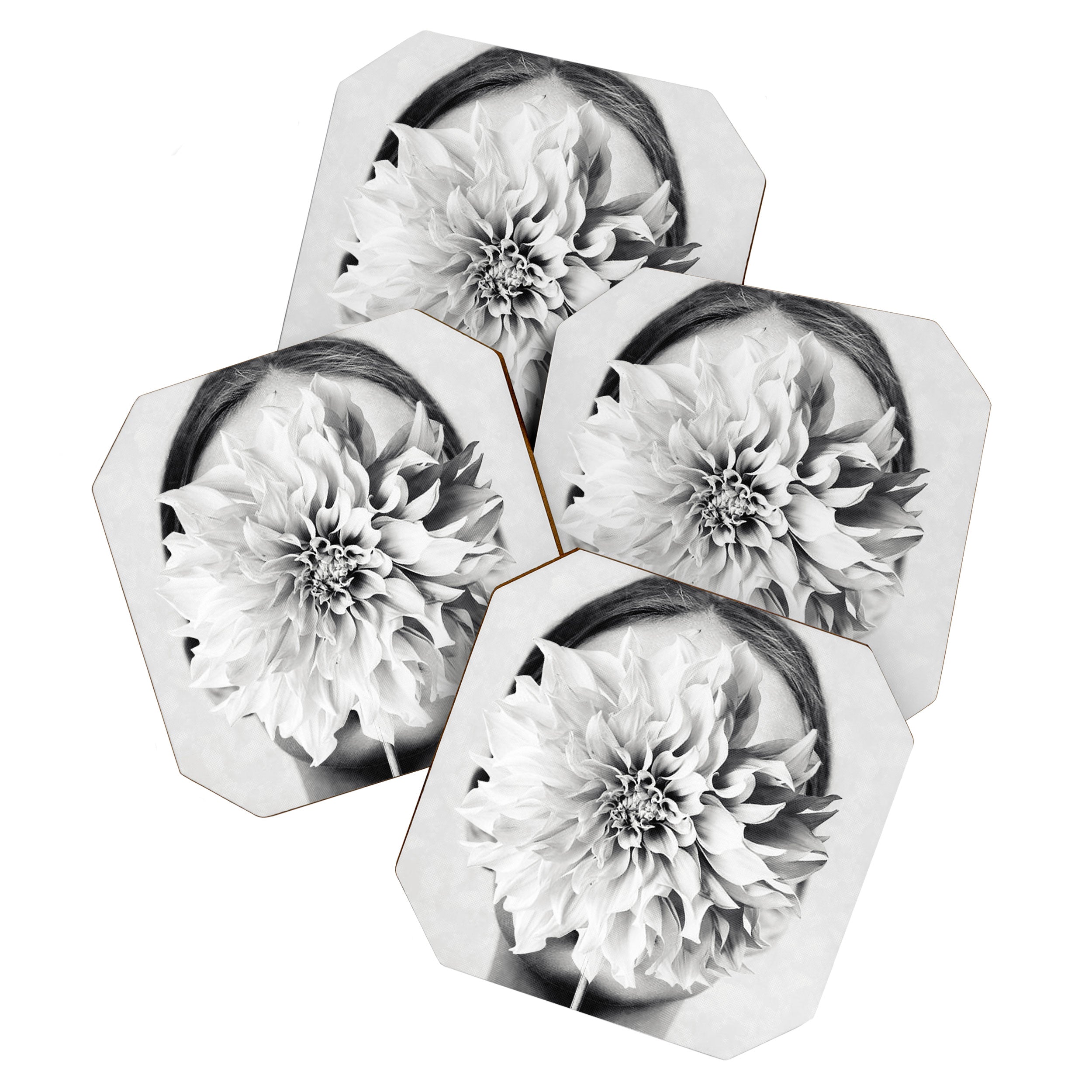 White flower ... Coaster Gallery Image 1