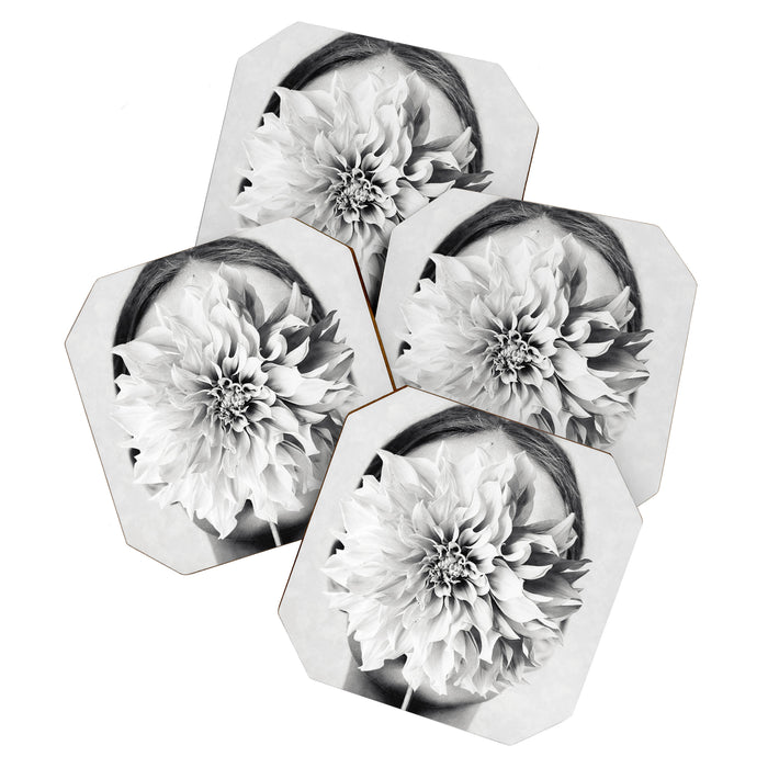 White flower ... Coaster Gallery Image 1