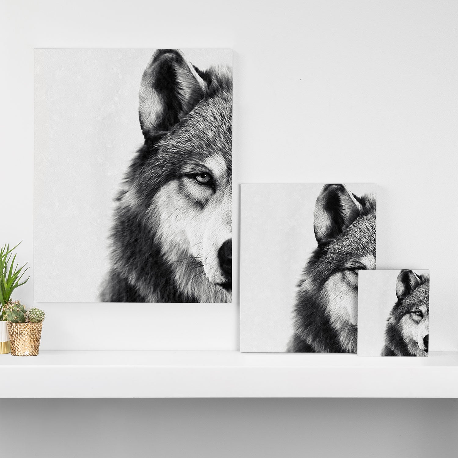 Wolf Canvas Print Gallery Image 3