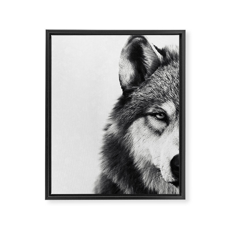 Wolf Framed Canvas Print Gallery Image 6