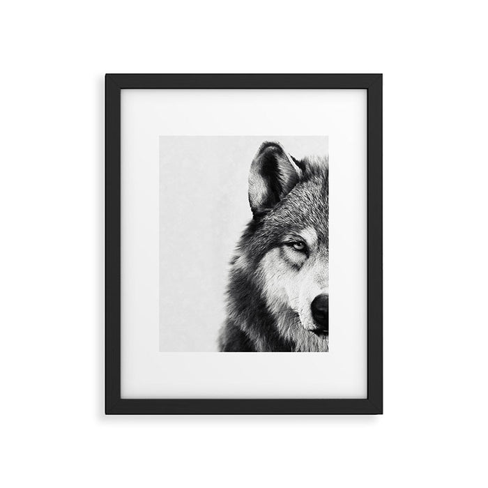 Wolf Framed Art Print Gallery Image 1