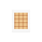 autumn fall plaid tartan pattern Art Print Gallery Image 1