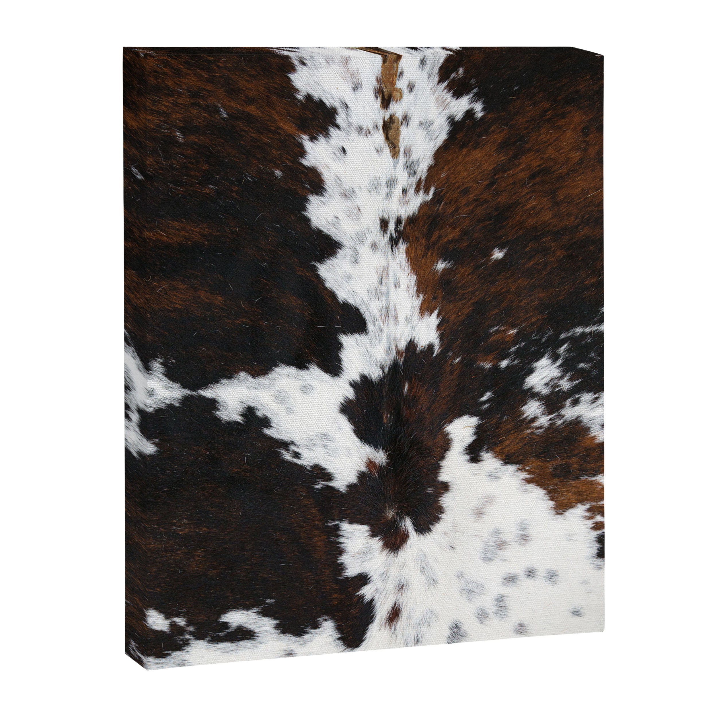 Brown Cowhide, Farmhouse decor Canvas Print Gallery Image 8