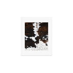 Brown Cowhide, Farmhouse decor Art Print Gallery Image 1