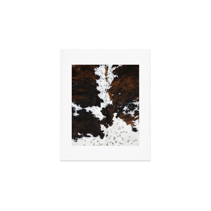 Brown Cowhide, Farmhouse decor Art Print Gallery Image 1