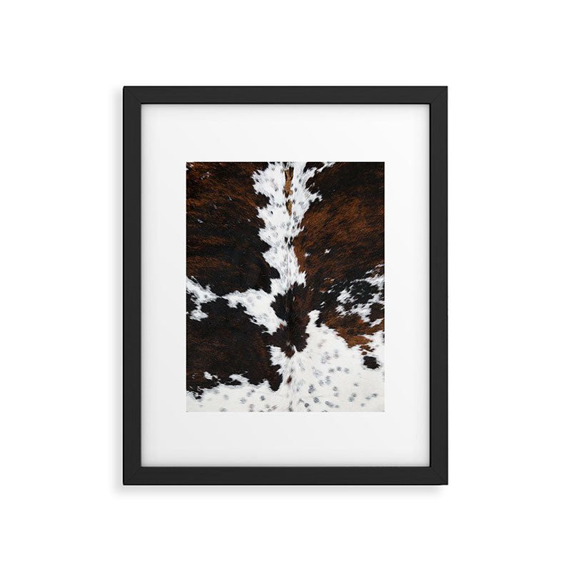 Brown Cowhide, Farmhouse decor Framed Art Print Gallery Image 6