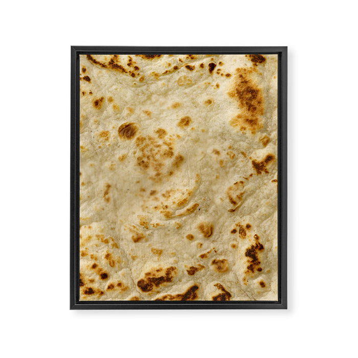 Burritos, Giant Tortilla Framed Canvas Print Gallery Image 1