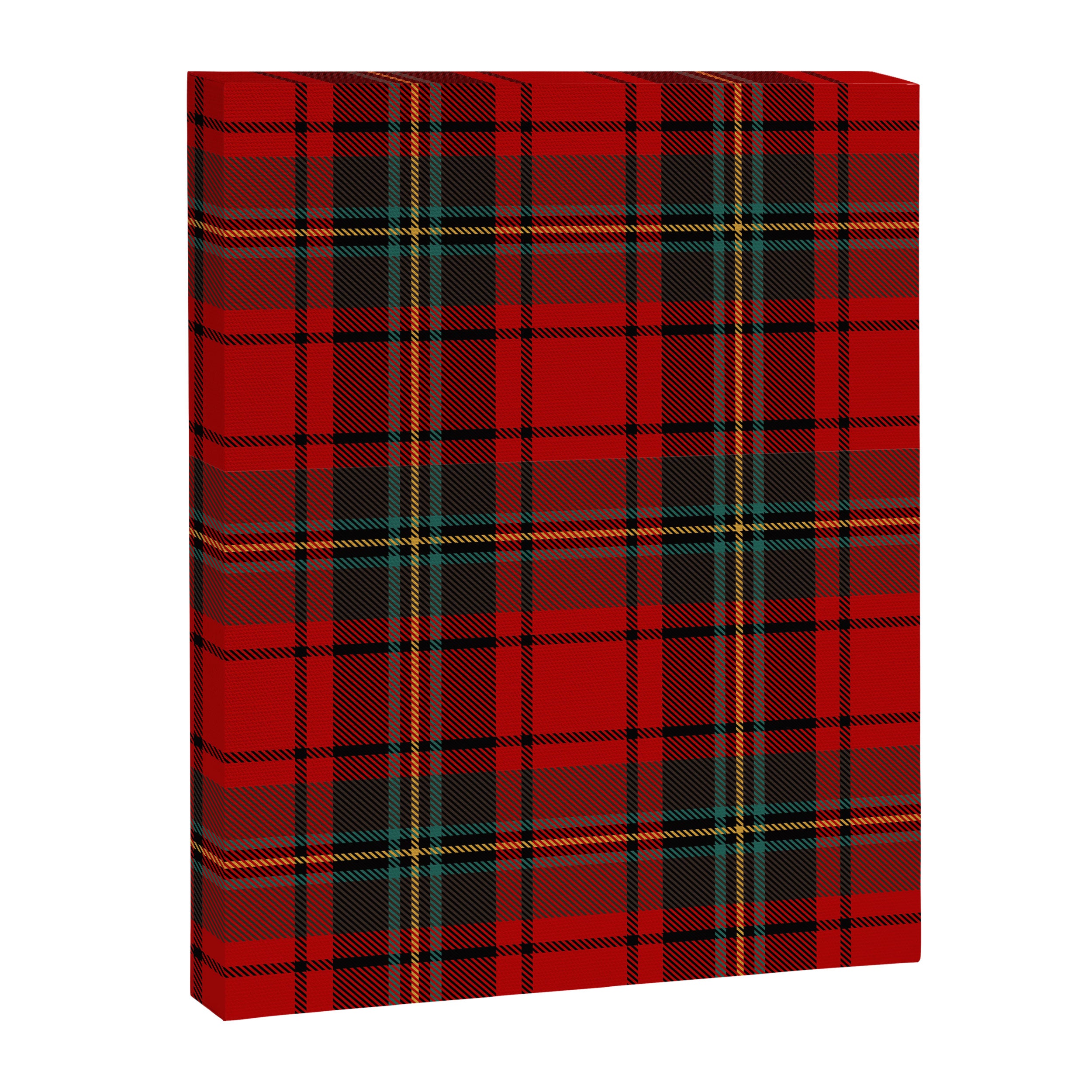 Christmas Plaid Tartan Pattern Canvas Print Gallery Image 8