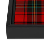 Christmas Plaid Tartan Pattern Framed Canvas Print Gallery Image 3