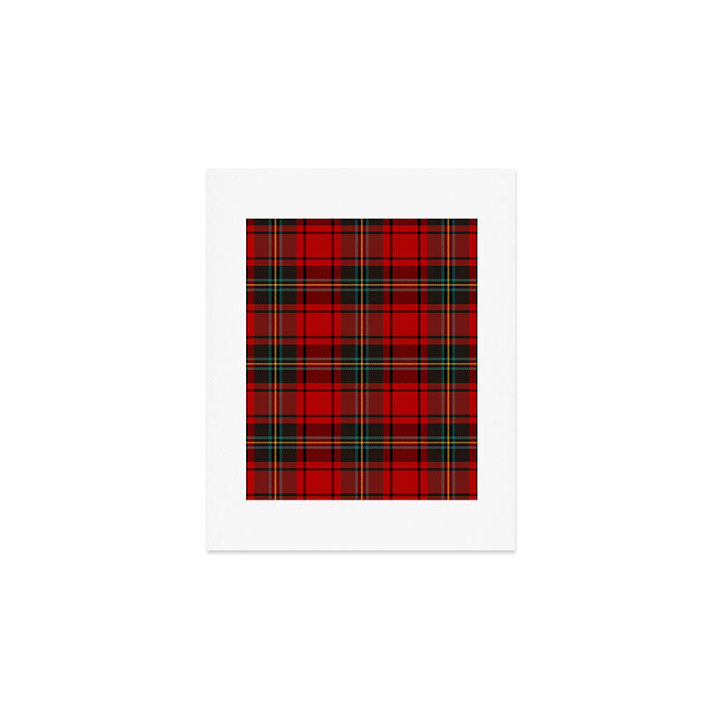  Christmas Tartan Plaid Art Print Gallery Image 1