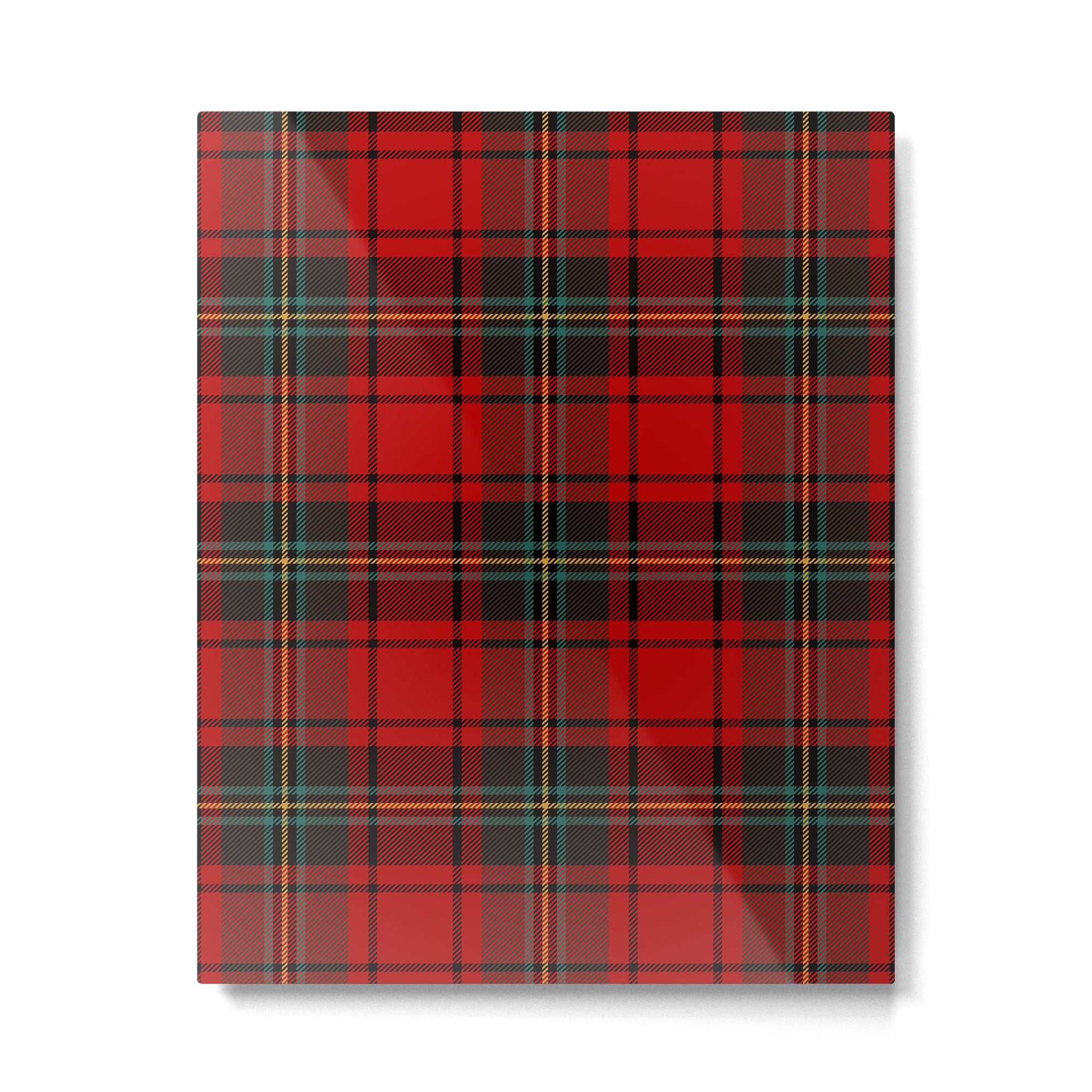  Christmas Tartan Plaid Metal Print Gallery Image 6