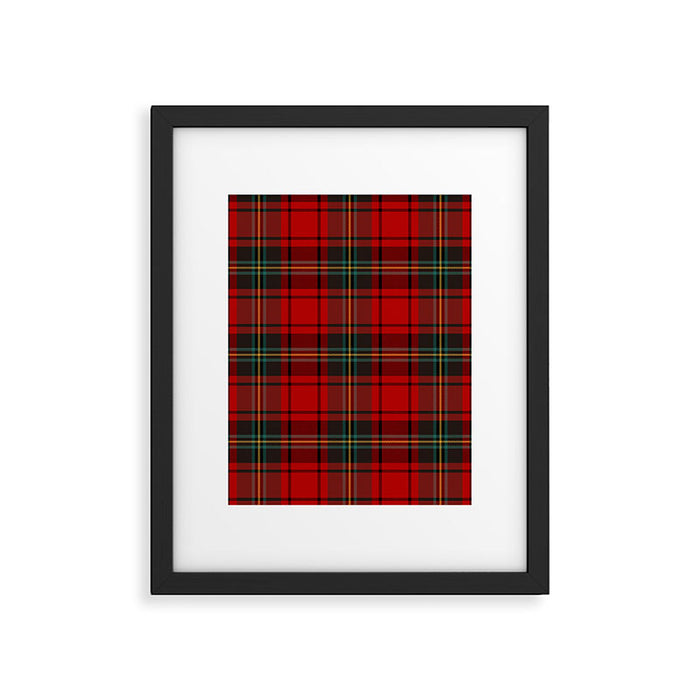  Christmas Tartan Plaid Framed Art Print Gallery Image 1