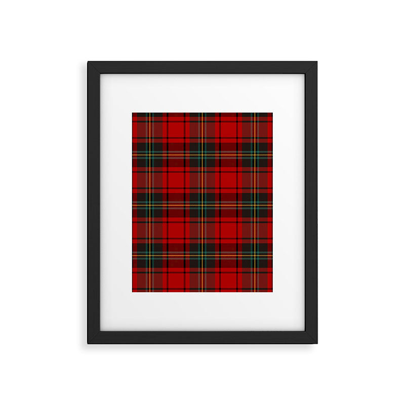  Christmas Tartan Plaid Framed Art Print Gallery Image 6