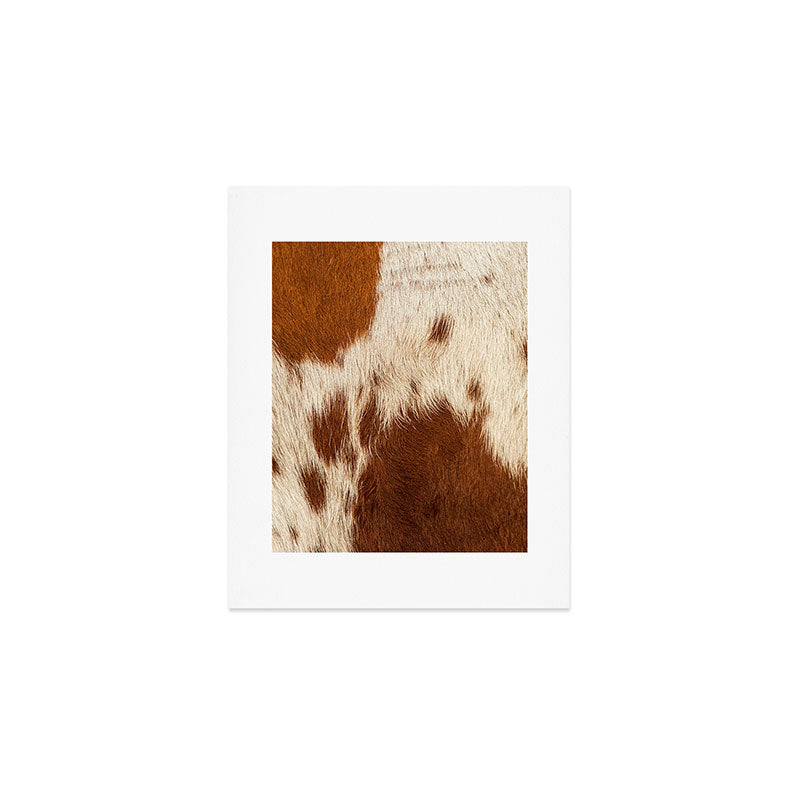 Cowhide Farmhouse Decor Art Print Gallery Image 1