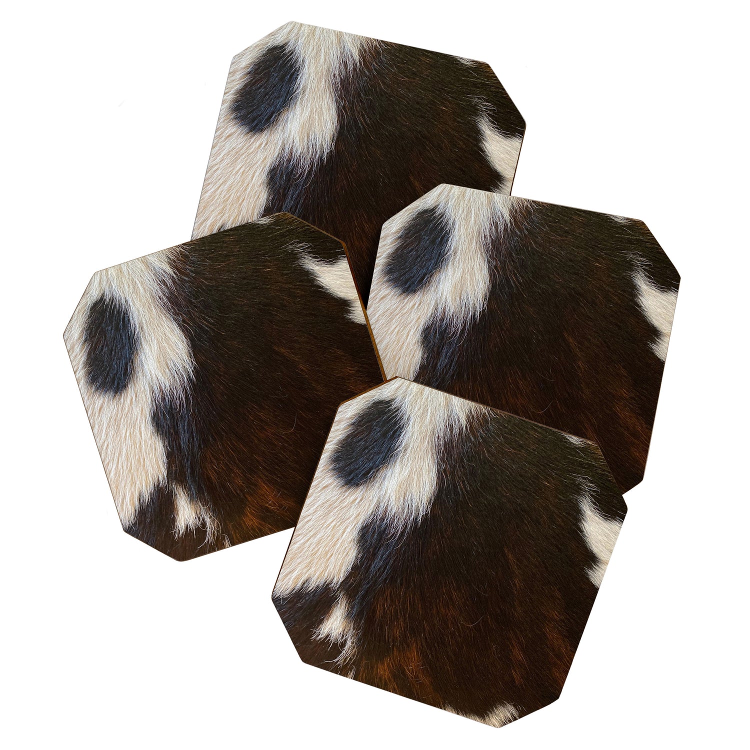Cowhide Farmhouse Decor  Coaster Gallery Image 1