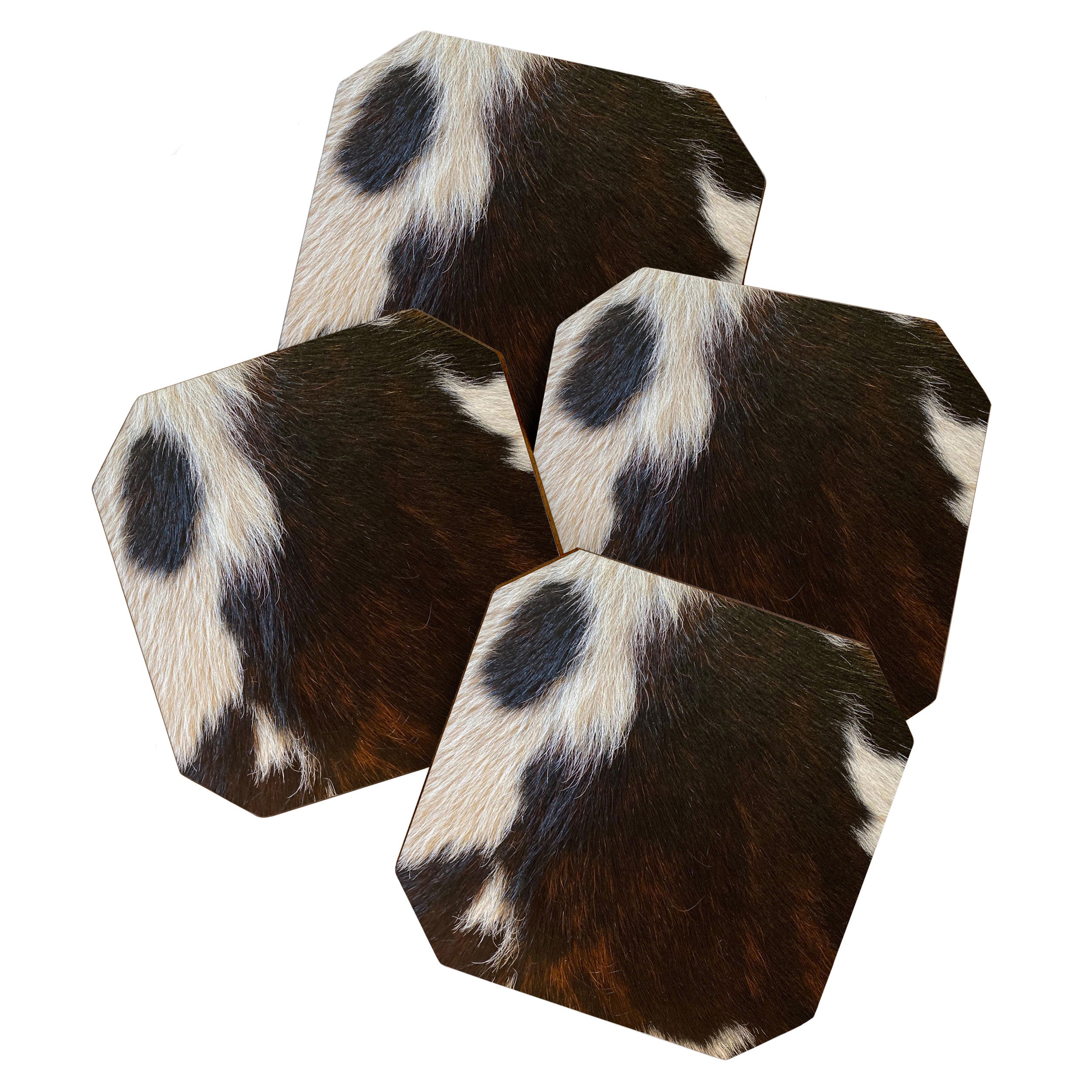 Cowhide Farmhouse Decor  Coaster Gallery Image 1