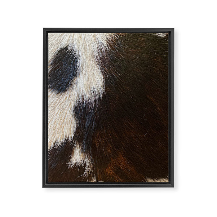 Cowhide Farmhouse Decor  Framed Canvas Print Gallery Image 1