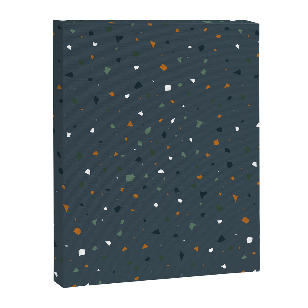 Dark Terazzo Canvas Print Gallery Image 8