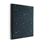 Dark Terazzo Framed Canvas Print Gallery Image 2