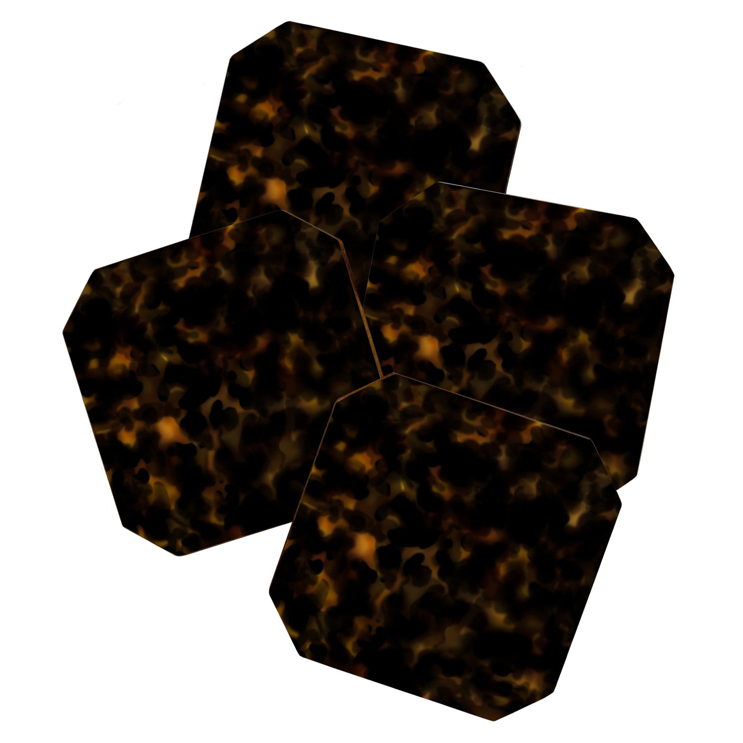 Dark Tortoiseshell  Coaster Gallery Image 1