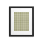 Farmhouse Style Gingham Check Framed Art Print Gallery Image 6