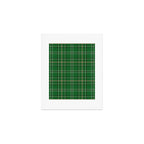 Green Tartan Plaid Christmas Pattern Art Print Gallery Image 1