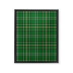 Green Tartan Plaid Christmas Pattern Framed Canvas Print Gallery Image 8