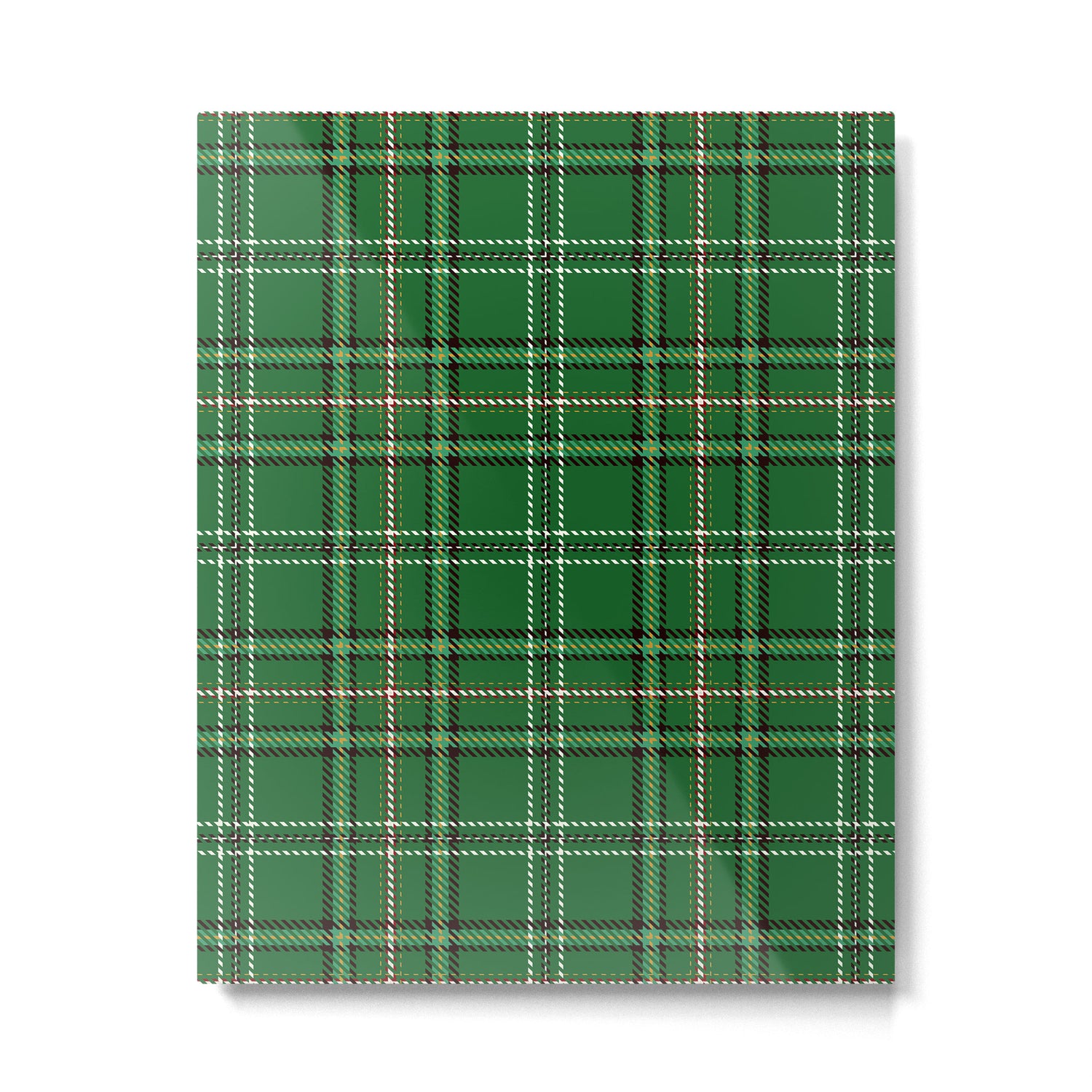 Green Tartan Plaid Christmas Pattern Metal Print Gallery Image 6