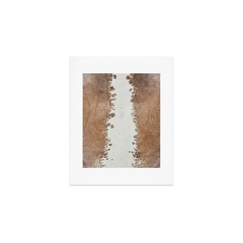 Rustic Farm Cowhide Print Art Print Gallery Image 1