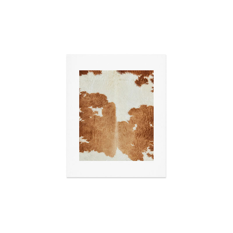 Rustic Farm Cowhide Print Art Print Gallery Image 1