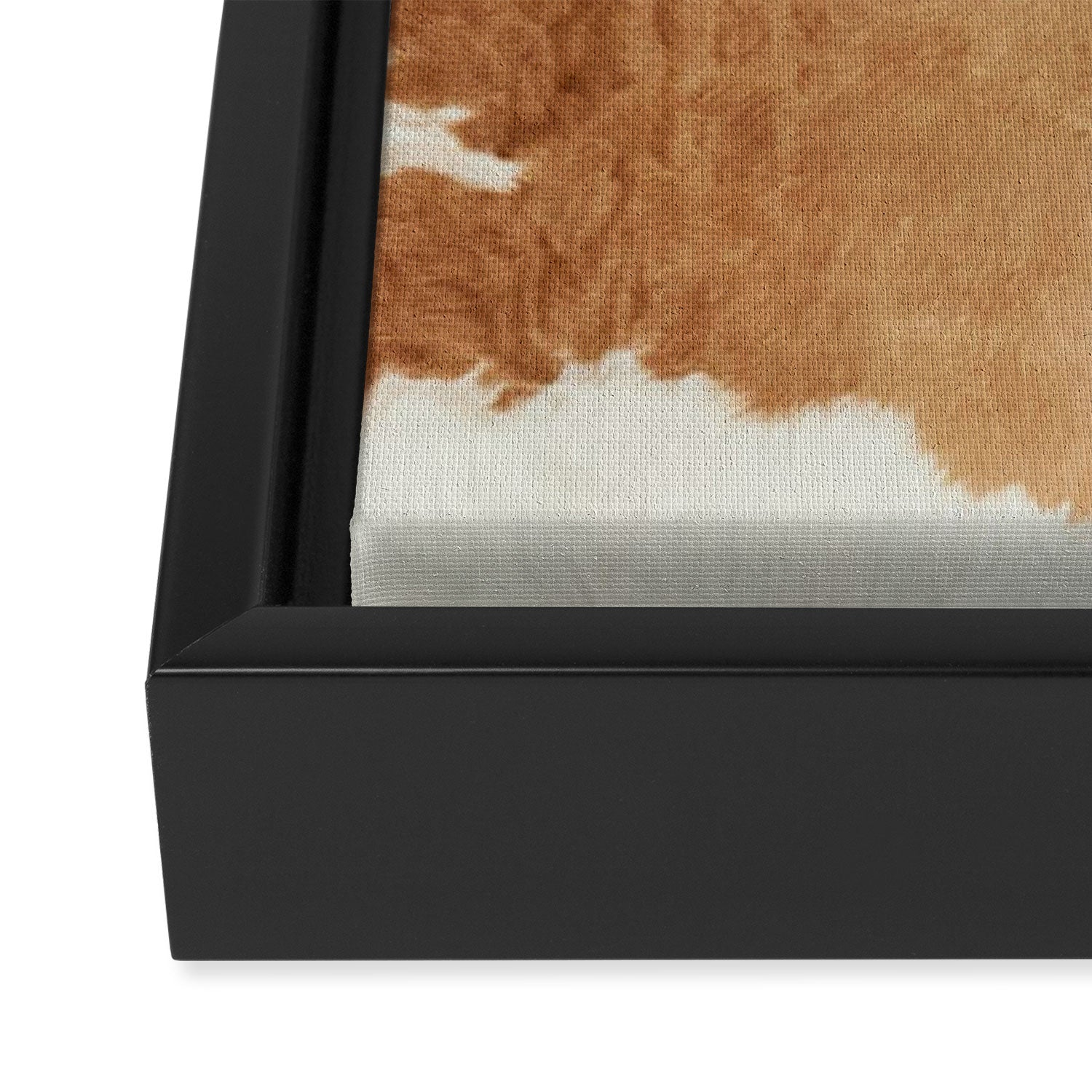 Rustic Farm Cowhide Print Framed Canvas Print Gallery Image 3