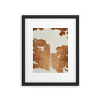 Rustic Farm Cowhide Print Framed Art Print Gallery Image 6
