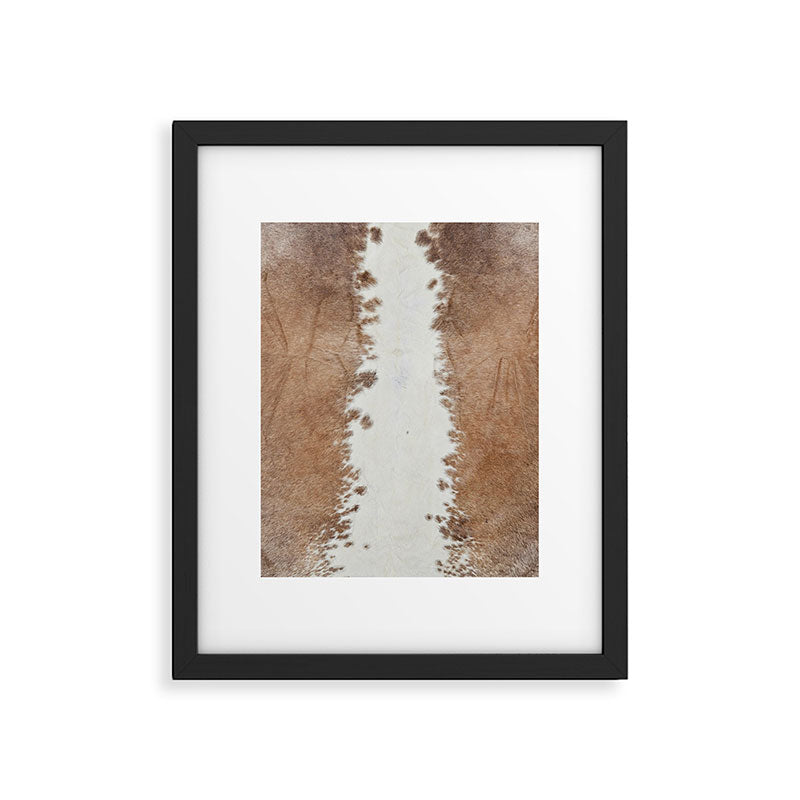 Rustic Farm Cowhide Print Framed Art Print Gallery Image 6