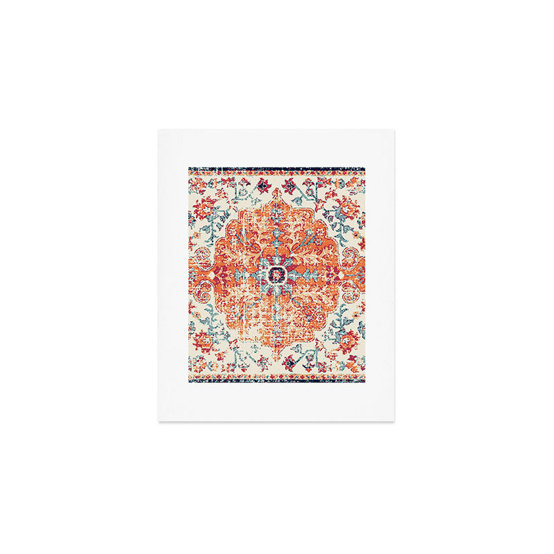 Southwest  Persian Carpet Print Art Print Gallery Image 1