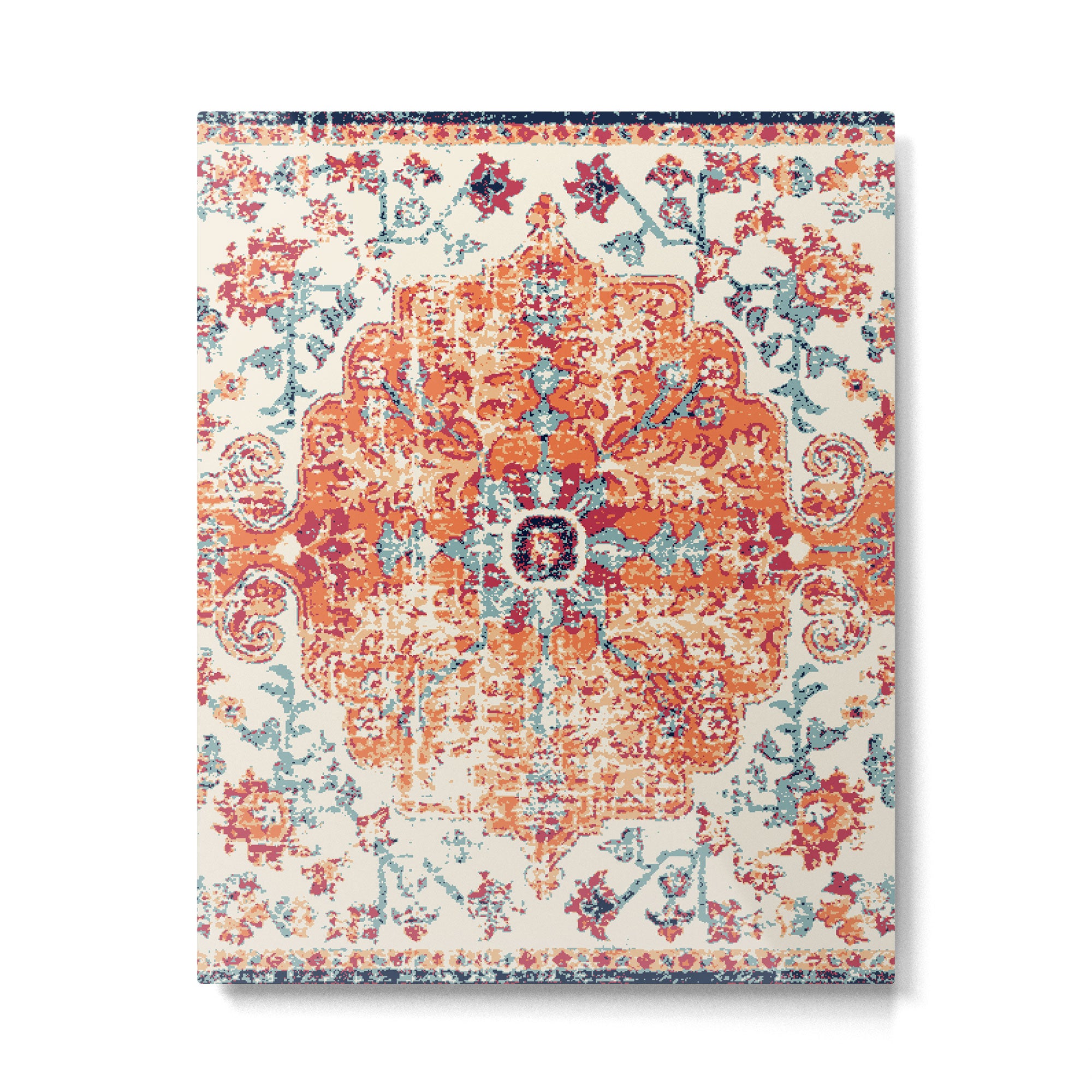 Southwest  Persian Carpet Print Metal Print Gallery Image 6